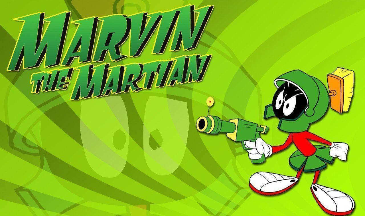 Marvin The Martian Logo Background
