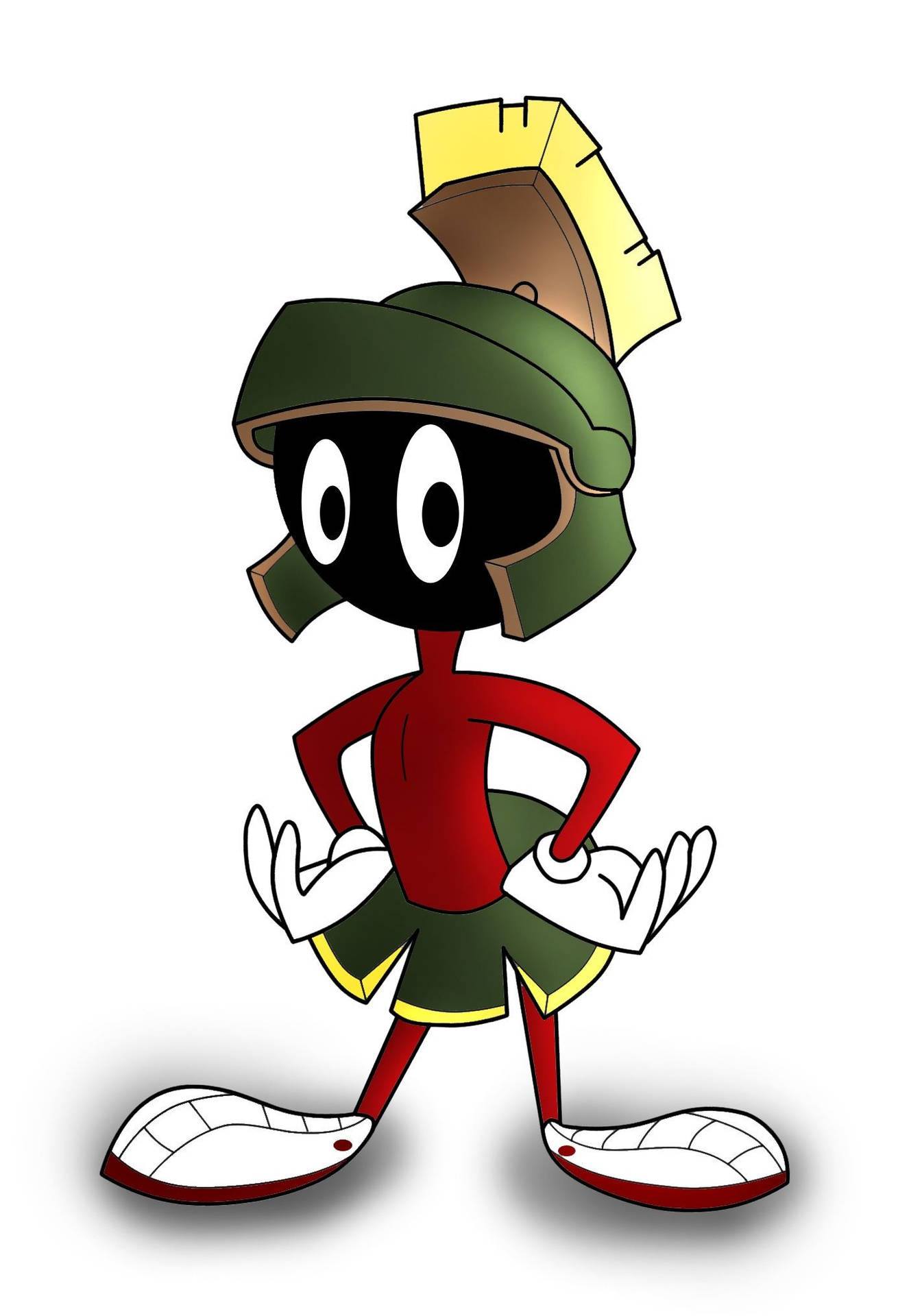Marvin The Martian Simple Art Background