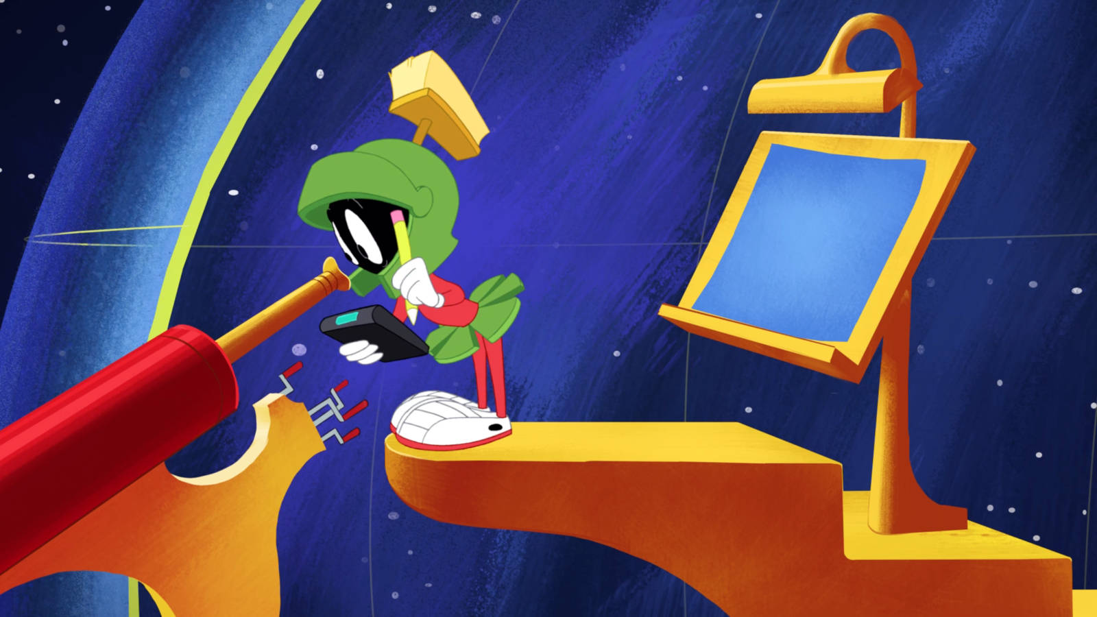 Marvin The Martian Telescope Background
