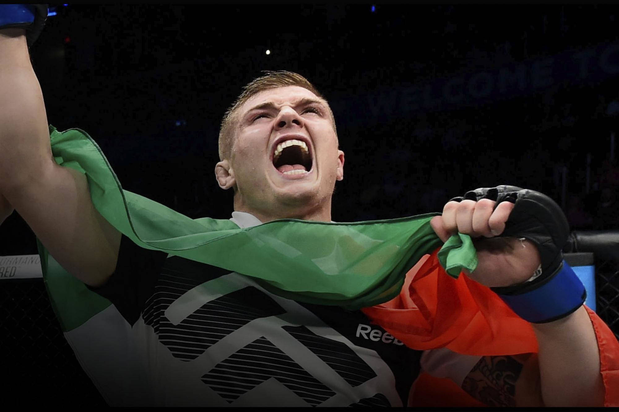 Marvin Vettori Holding Flag