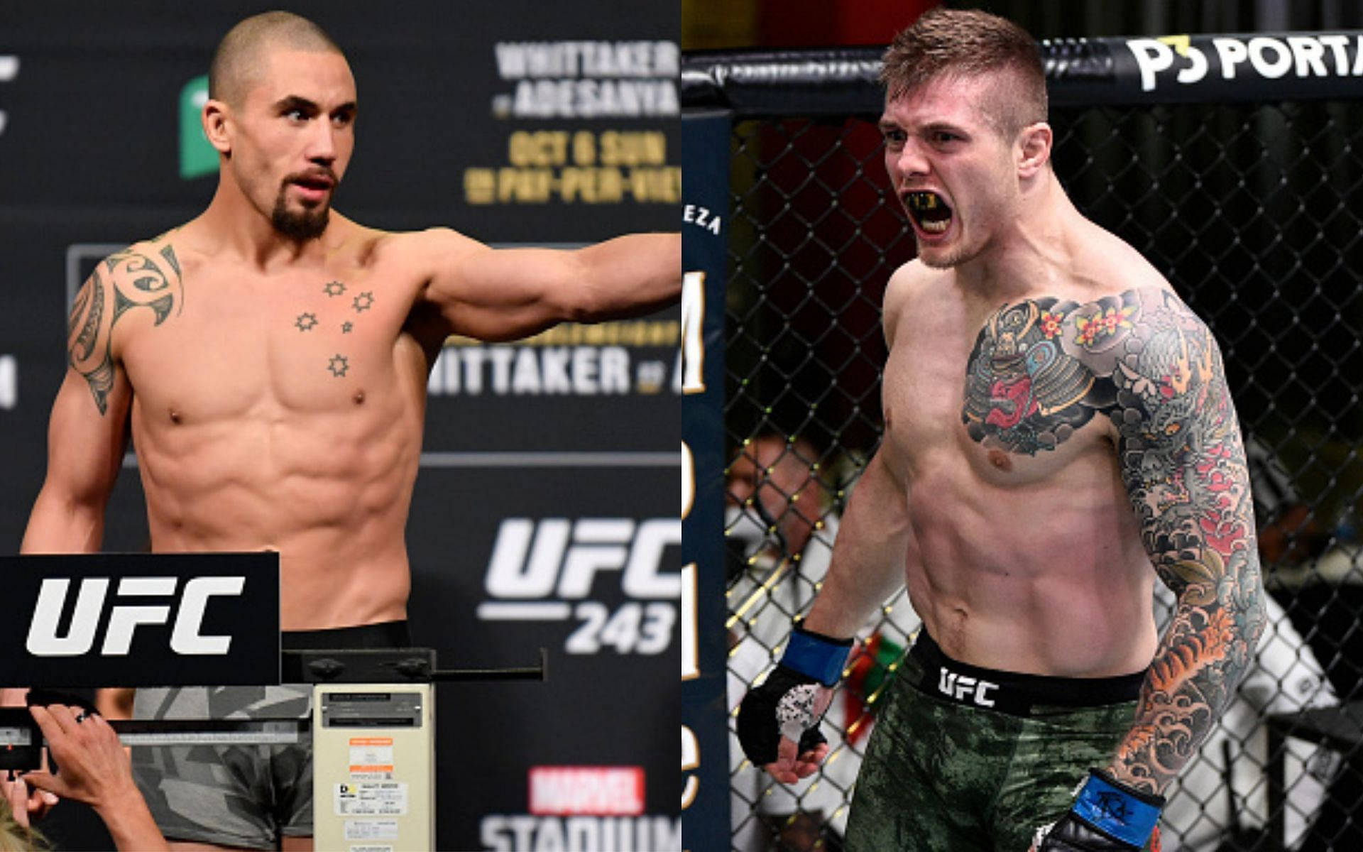 Marvin Vettori Yelling And Robert Whittaker