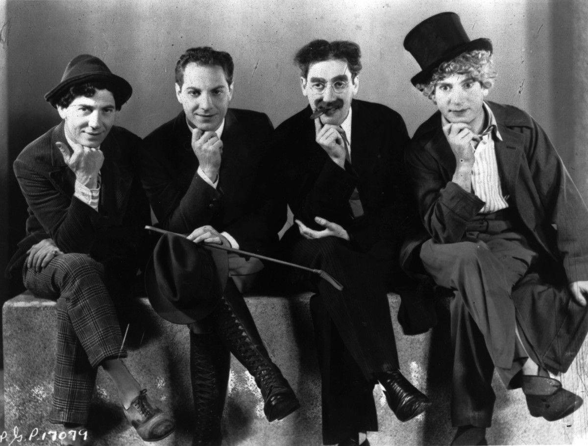 Marx Brothers Matching Poses Background
