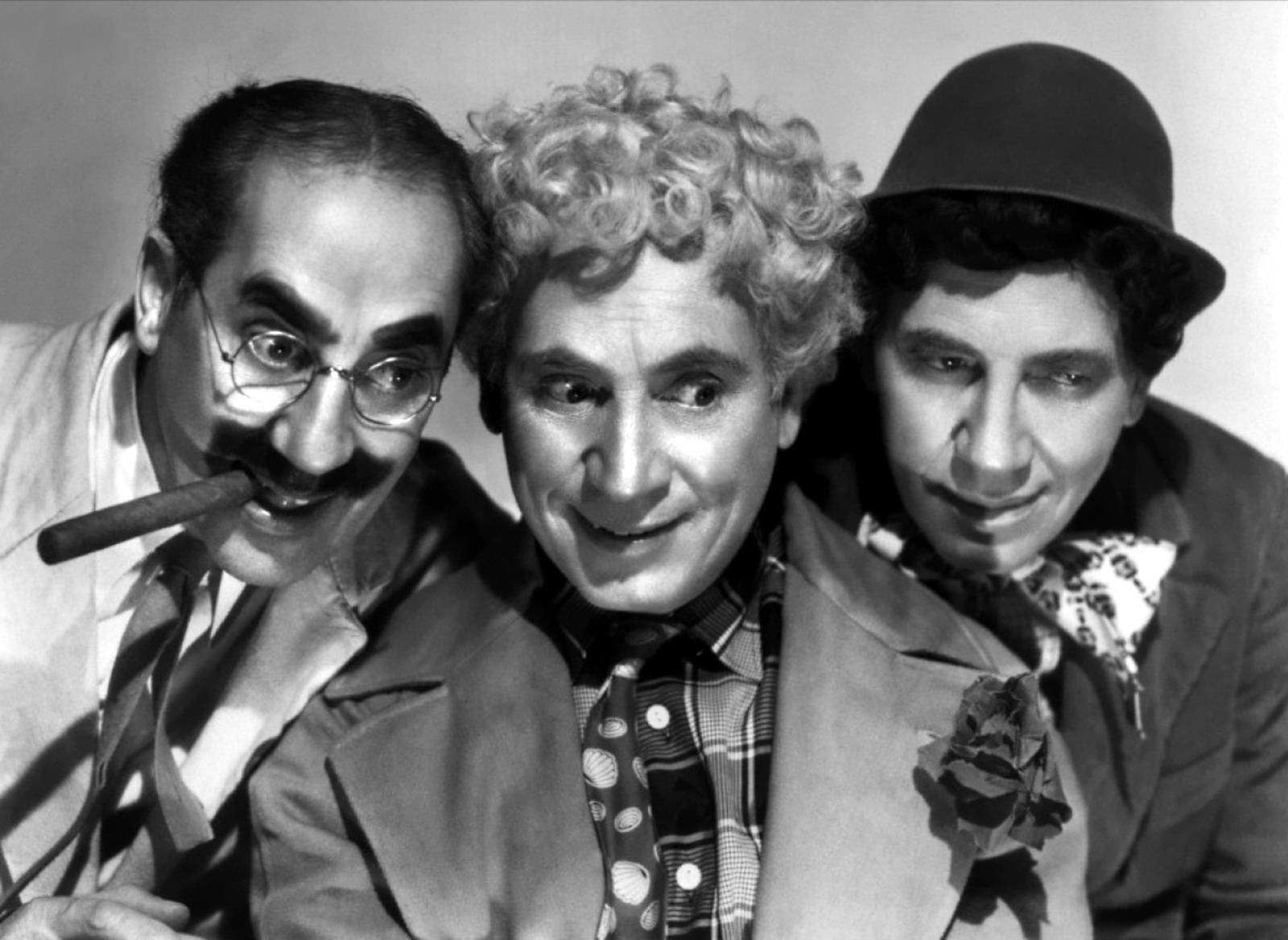Marx Brothers Suspicious Faces Background