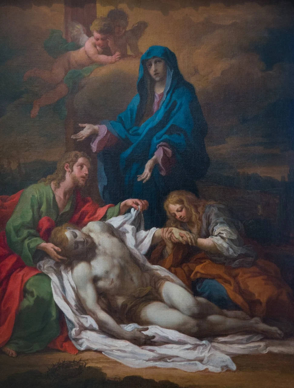 Mary And Jesus Retrieved Background