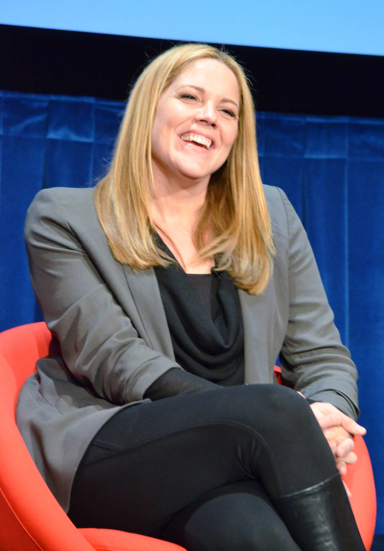 Mary Mccormack In An Interview Background