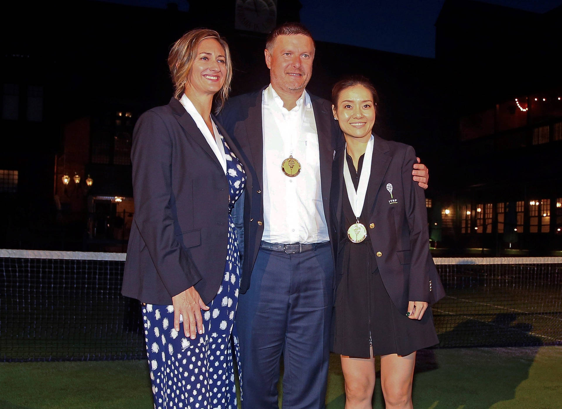 Mary Pierce, Yevgeny Kafelnikov And Li Na Hall Of Fame Background