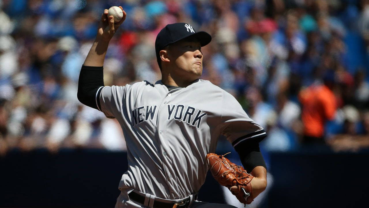 Masahiro Tanaka Graceful Throw Background