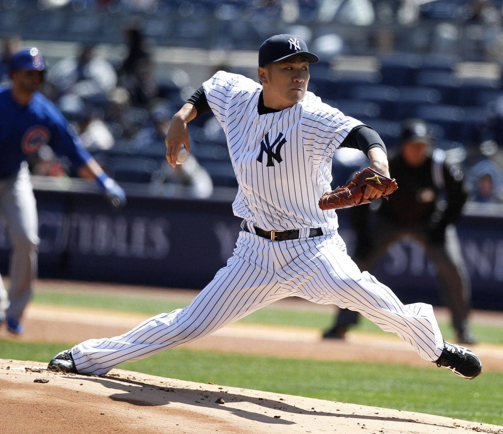 Masahiro Tanaka Throwing Stance Background