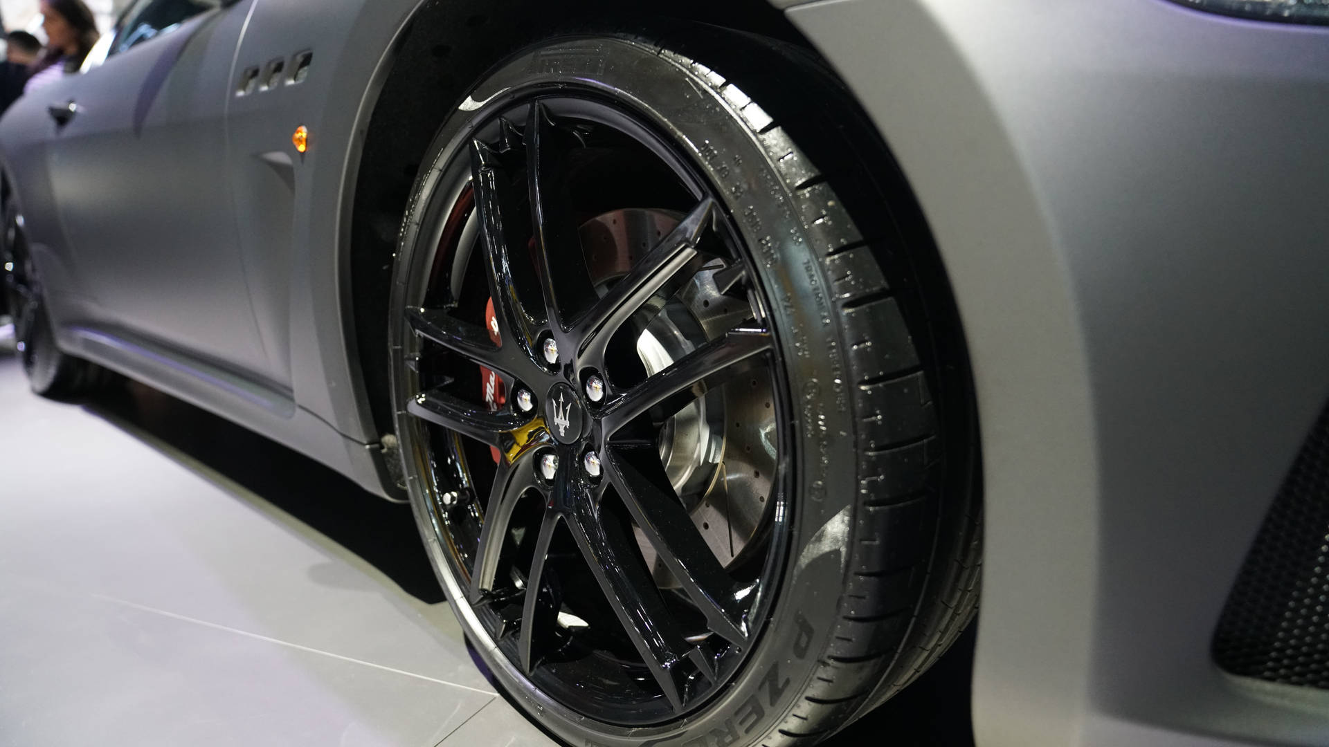 Maserati Back Wheel Shot Background