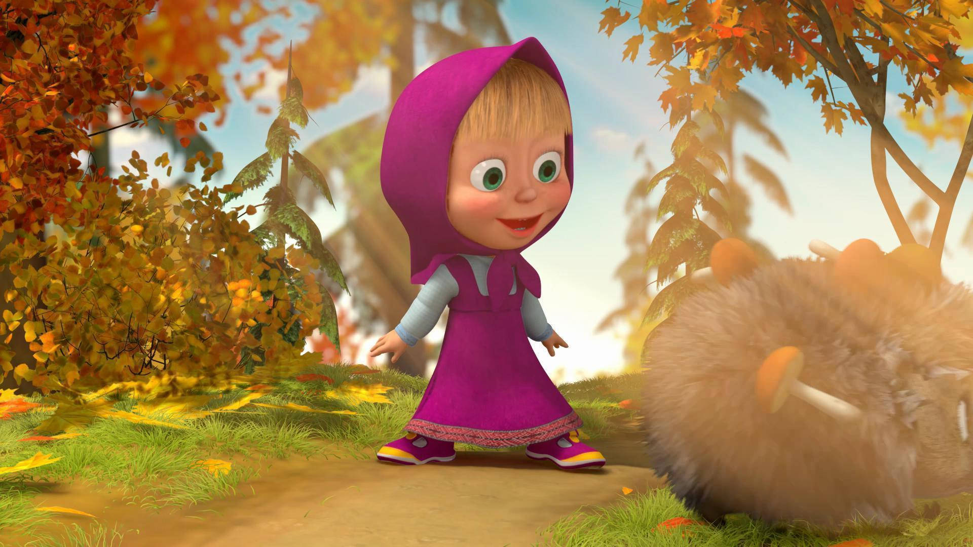 Masha And The Bear Exploring Background