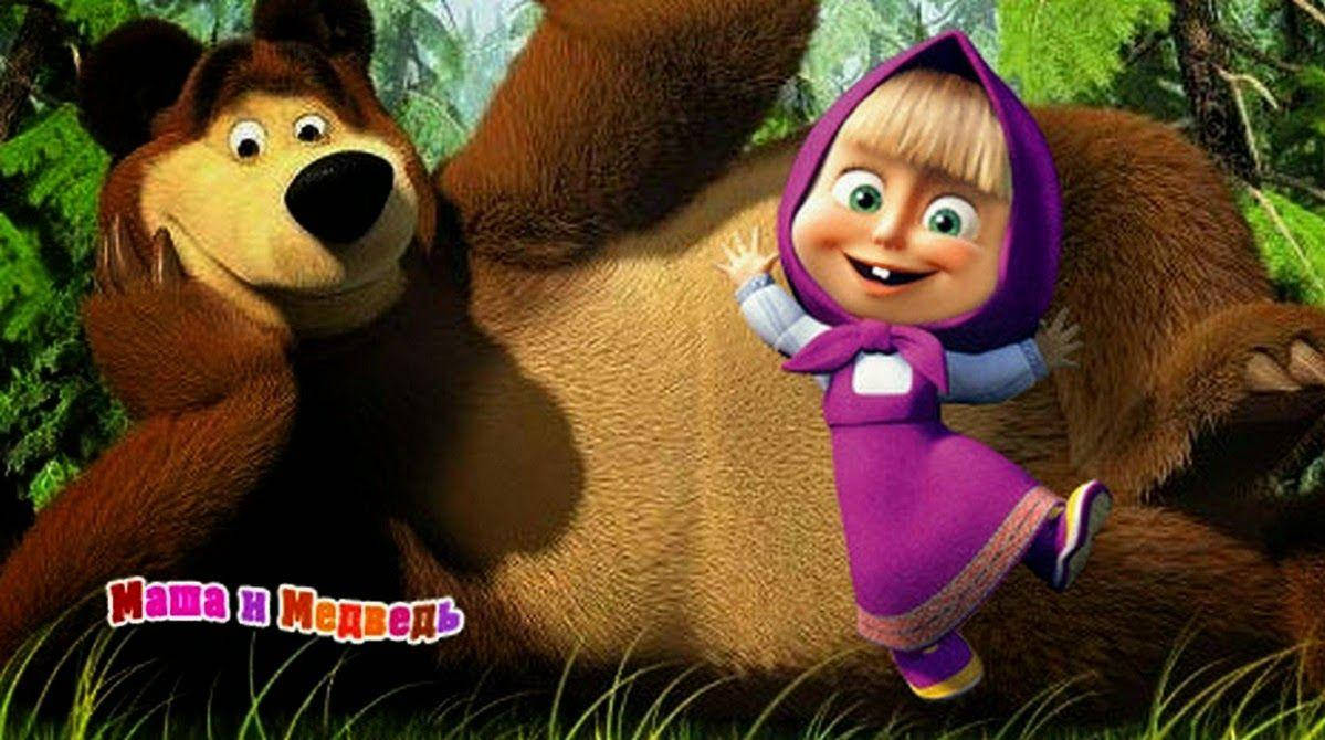 Masha And The Bear Title Screen Background