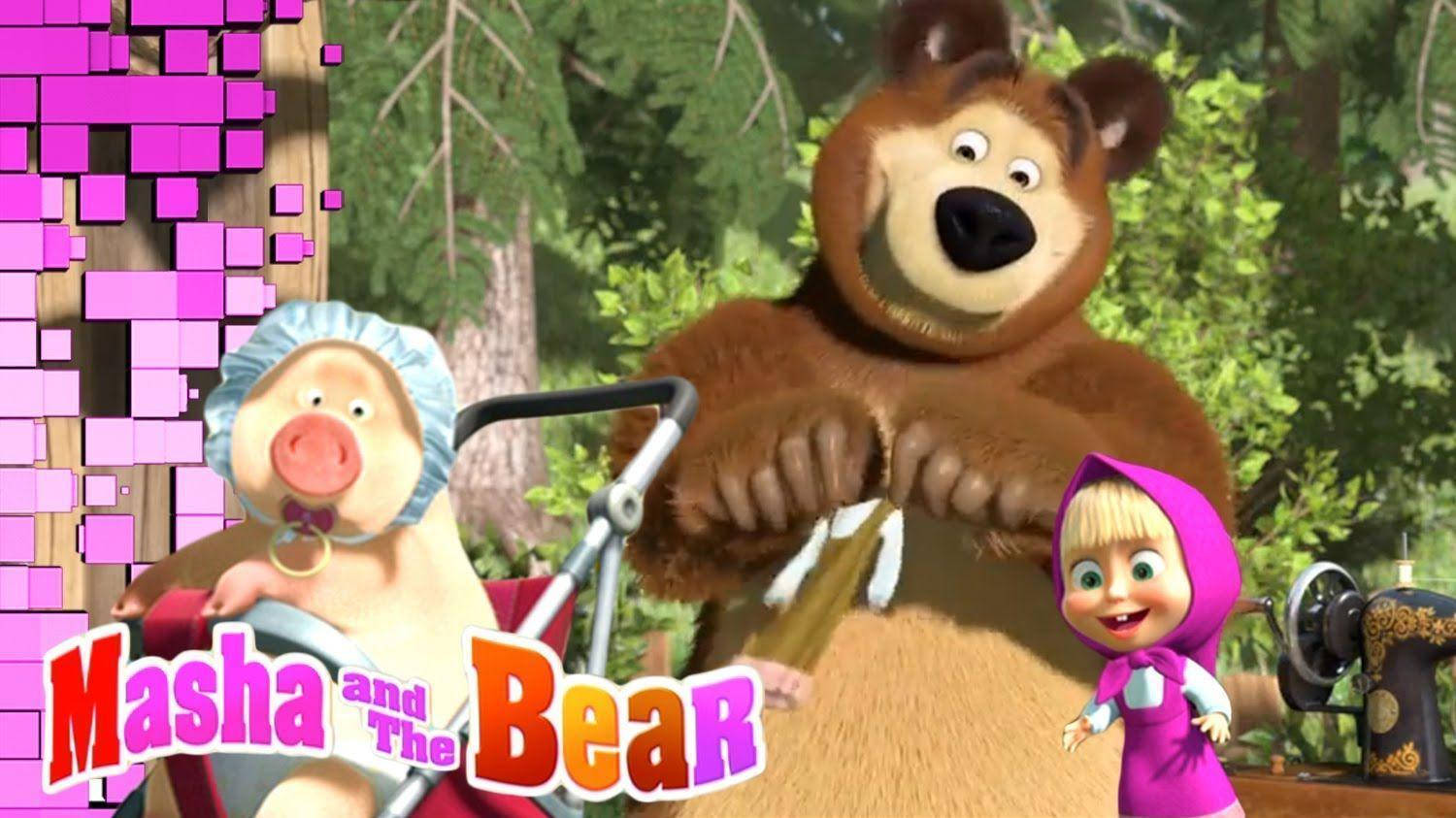 Masha And The Bear With Title