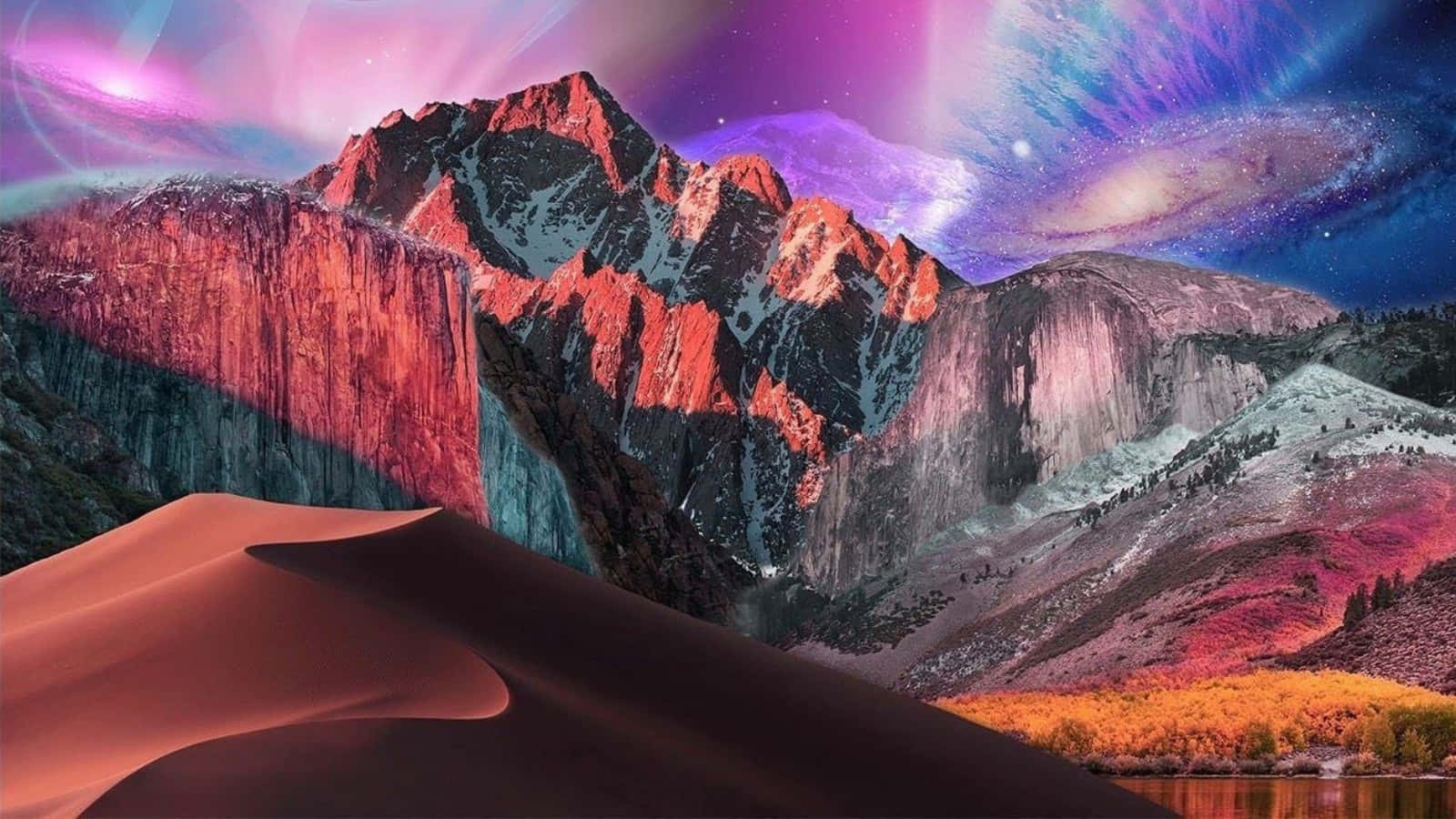 Mashup Mountains Macos Macbook Default Background