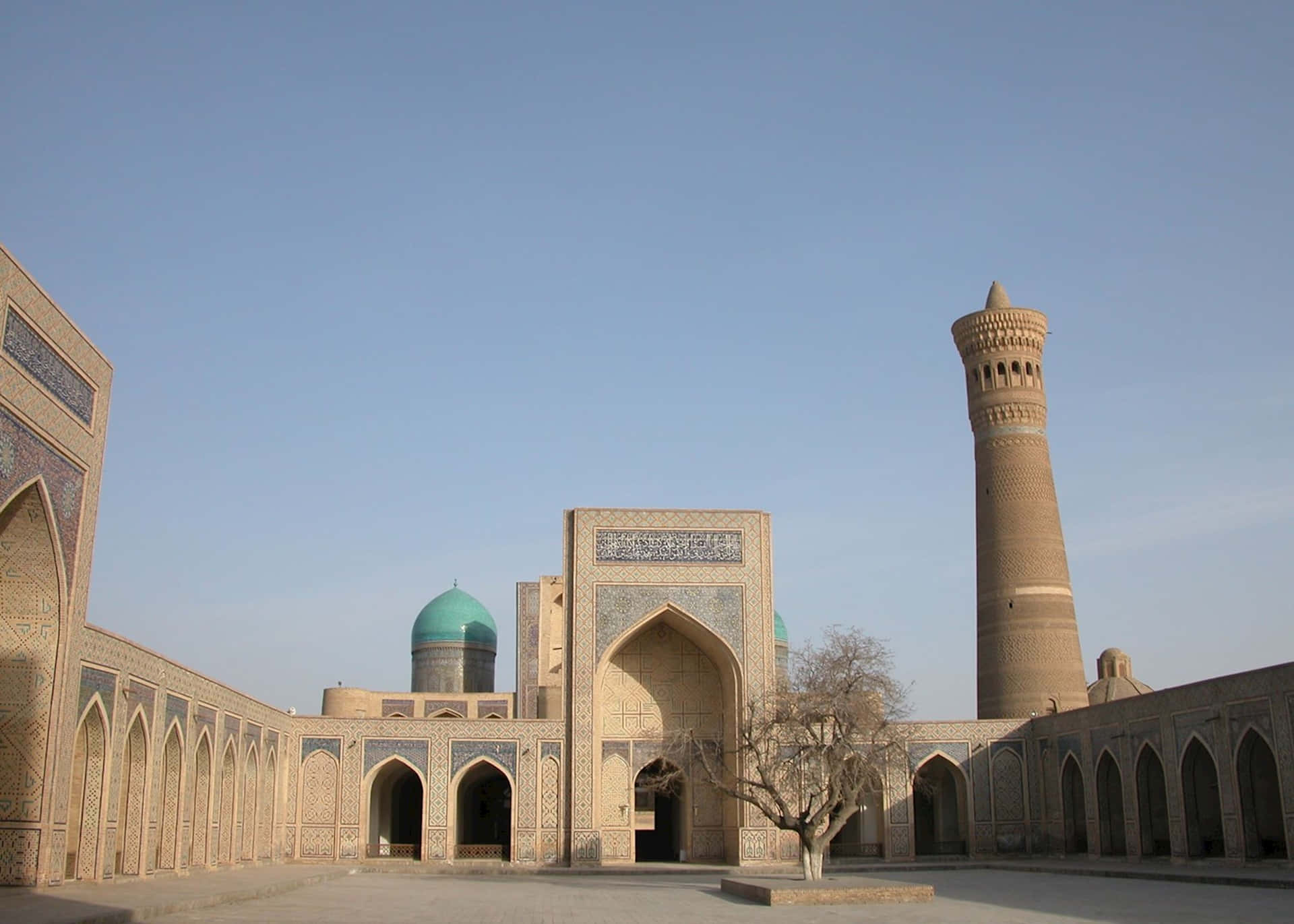 Masjidi Kalon Mosque Bukhara Background