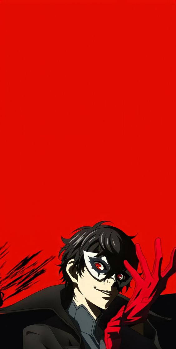 Masked Akira Persona 5 Phone Background