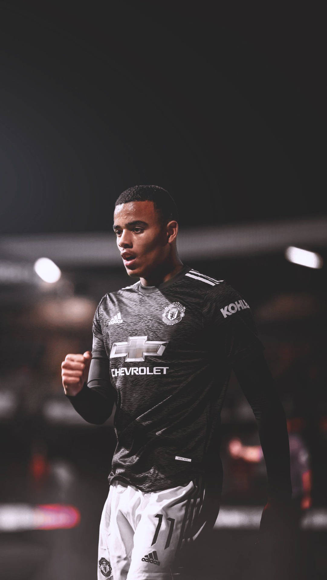 Mason Greenwood Black Background