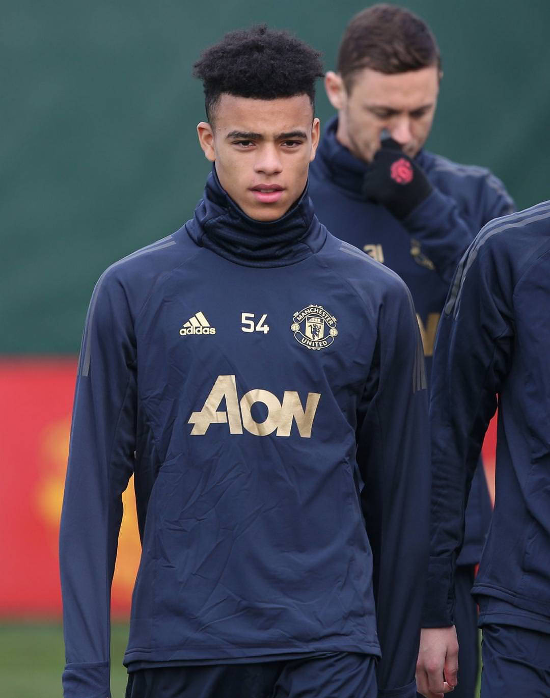 Mason Greenwood Dark Blue Background