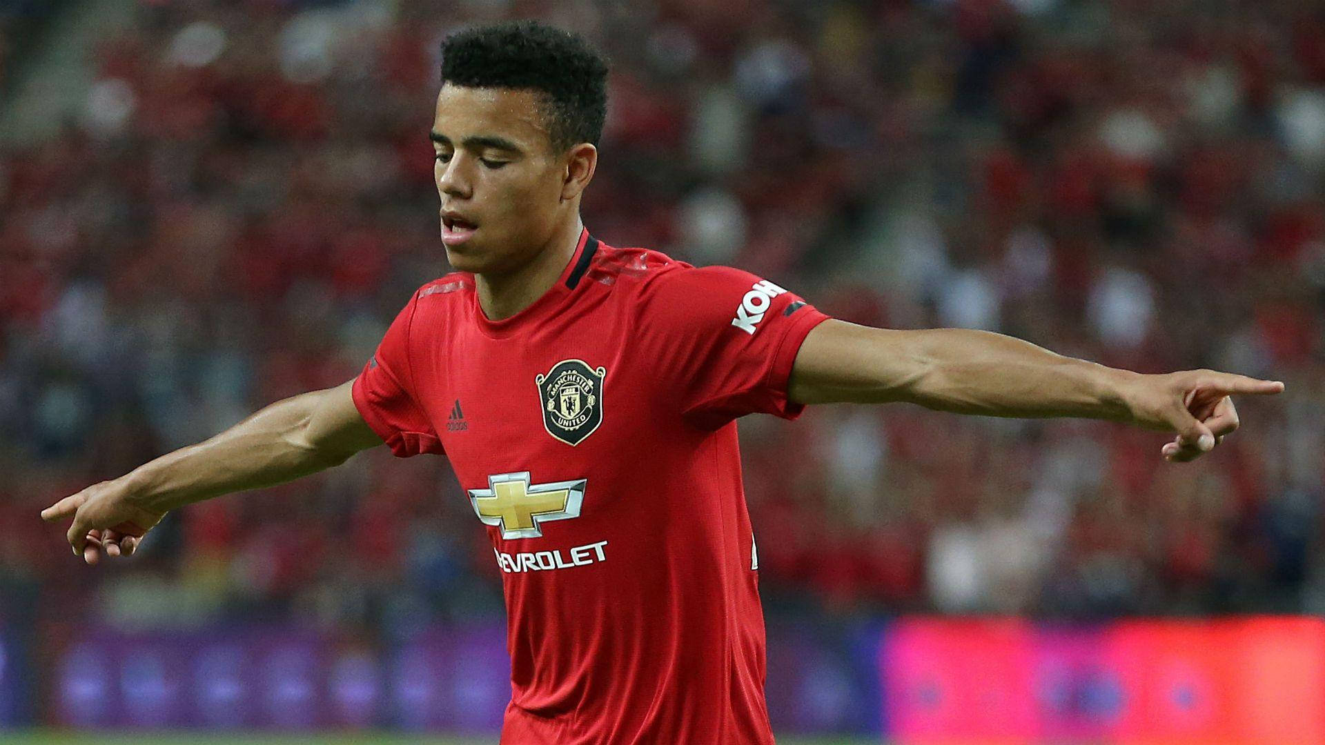 Mason Greenwood Eyes Closed Background