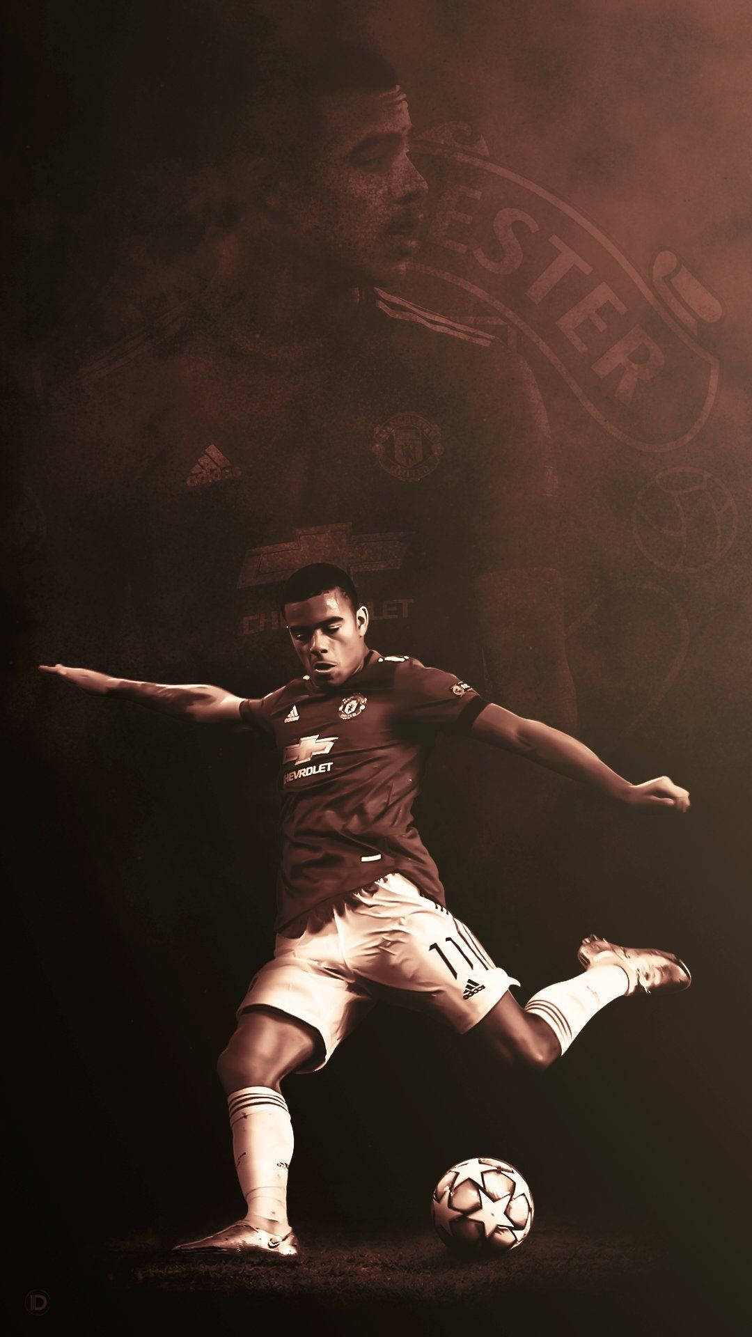 Mason Greenwood Sepia