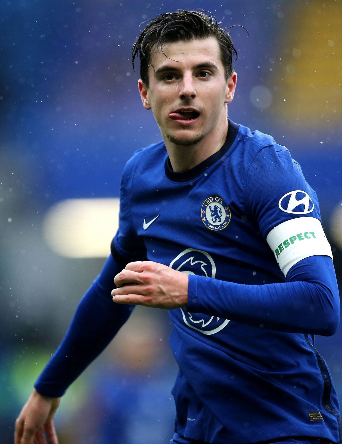 Mason Mount Tongue Out Background