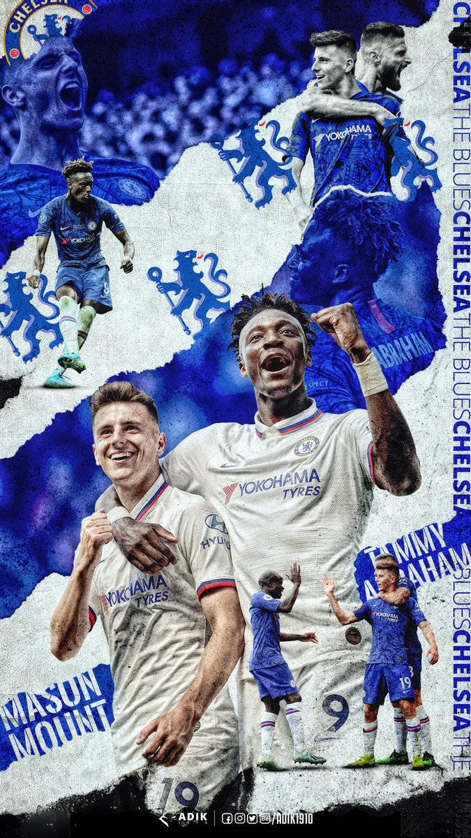 Mason Mount With Chelsea F.c. Team Background