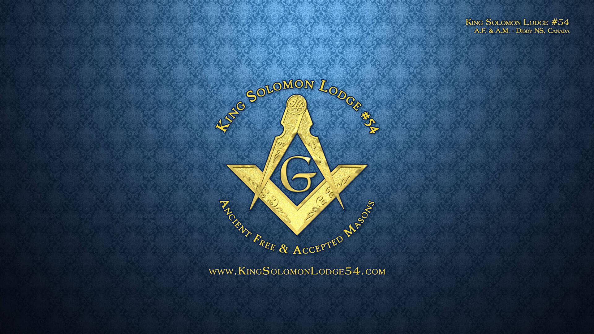 Masonic Logo Of King Solomon Lodge Background