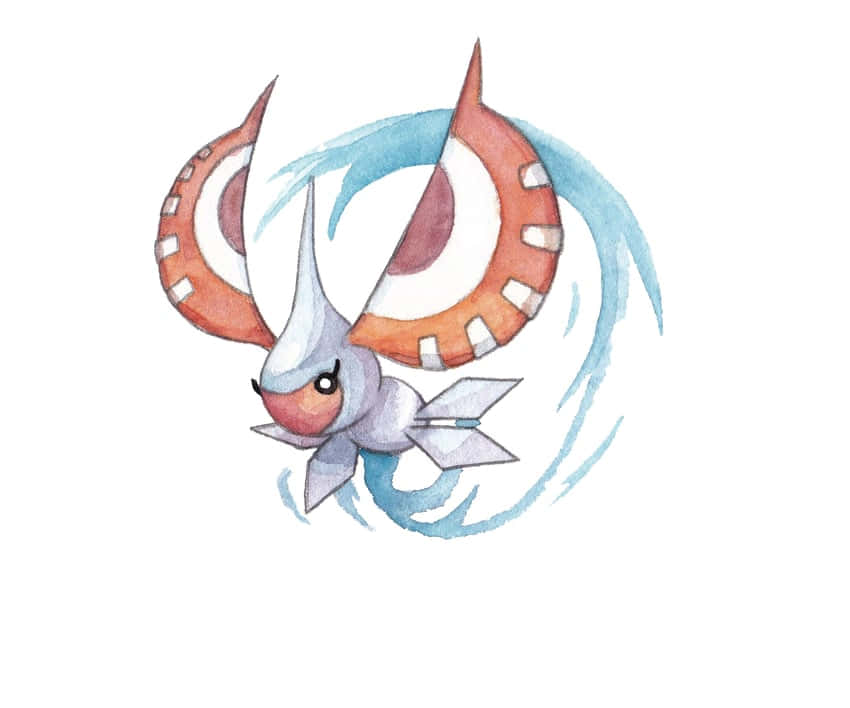 Masquerain Blue Splash Background