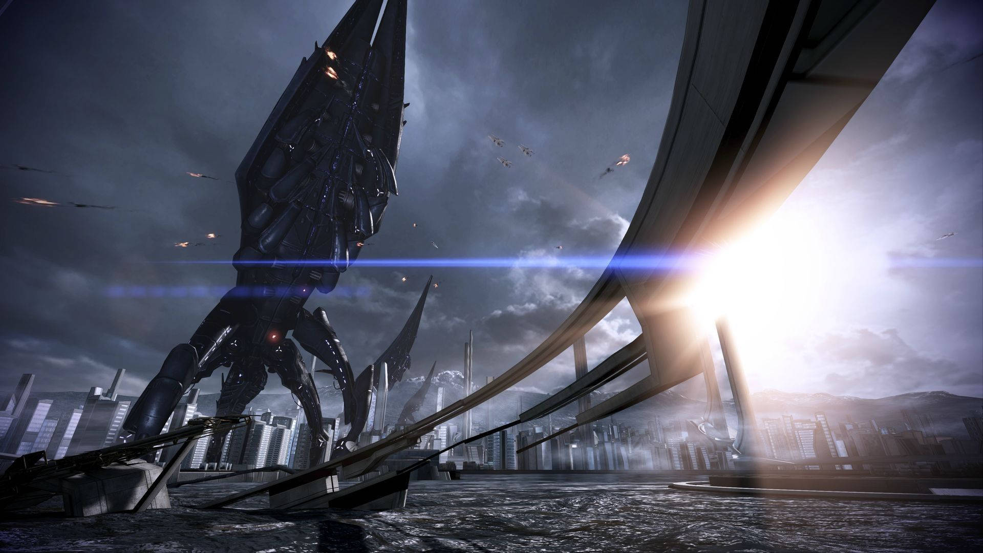 Mass Effect 3 Big Reaper Background