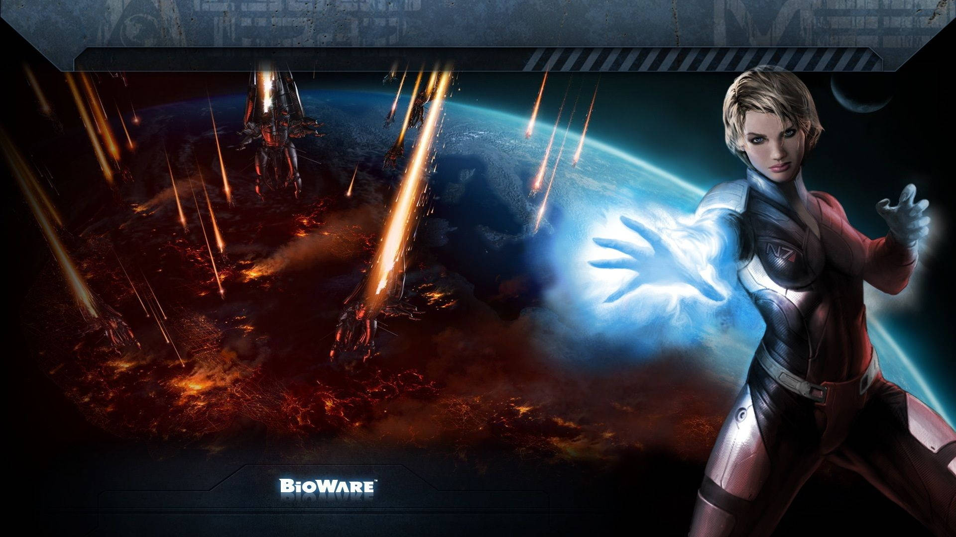 Mass Effect 3 Commander Shepard Powers Background