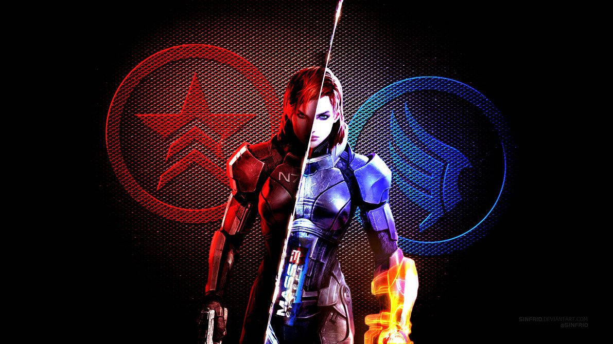 Mass Effect 3 Femshep Background