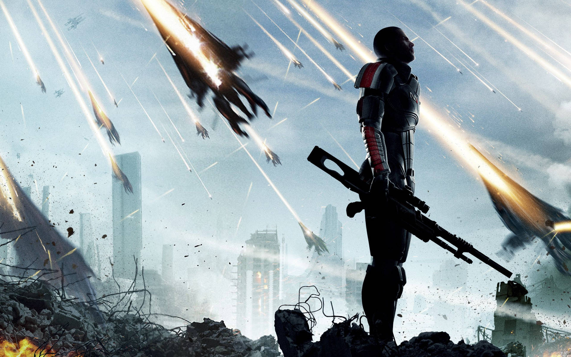 Mass Effect 3 Jet Fighters Background