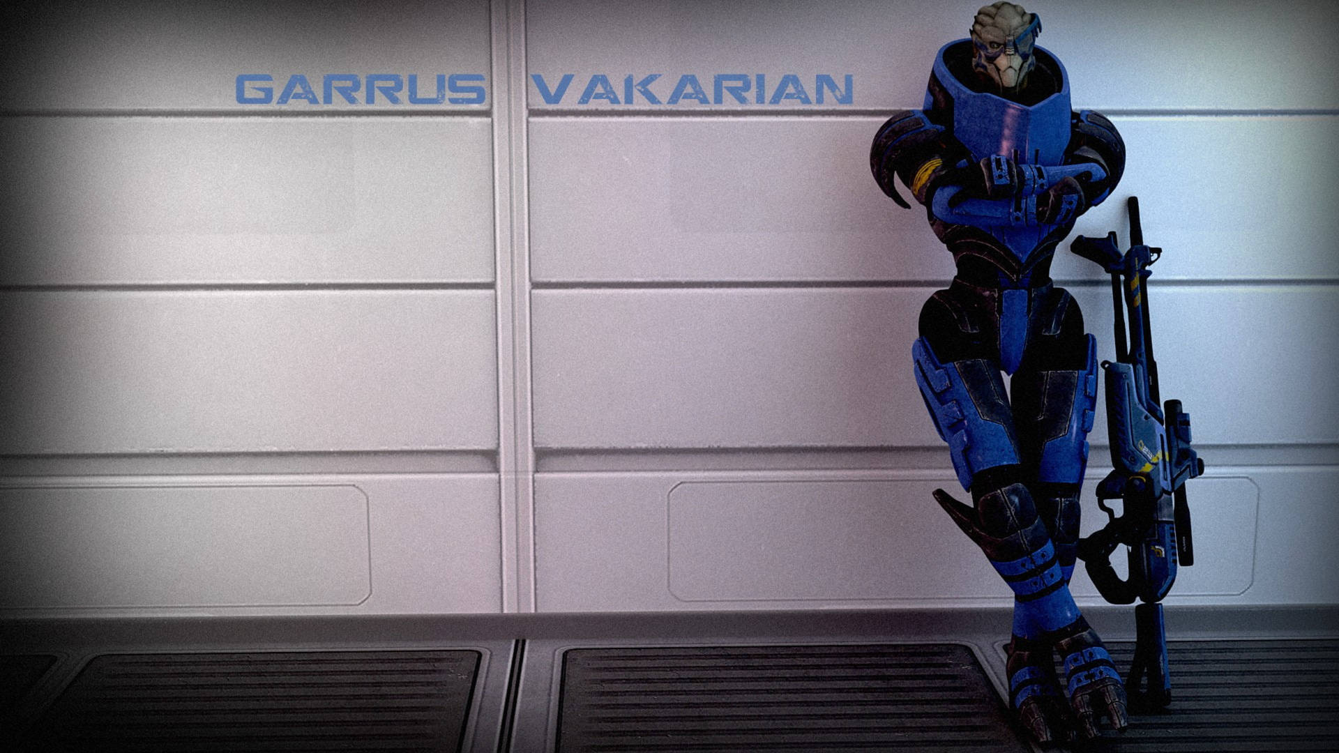 Mass Effect Garrus Digital Cover Background