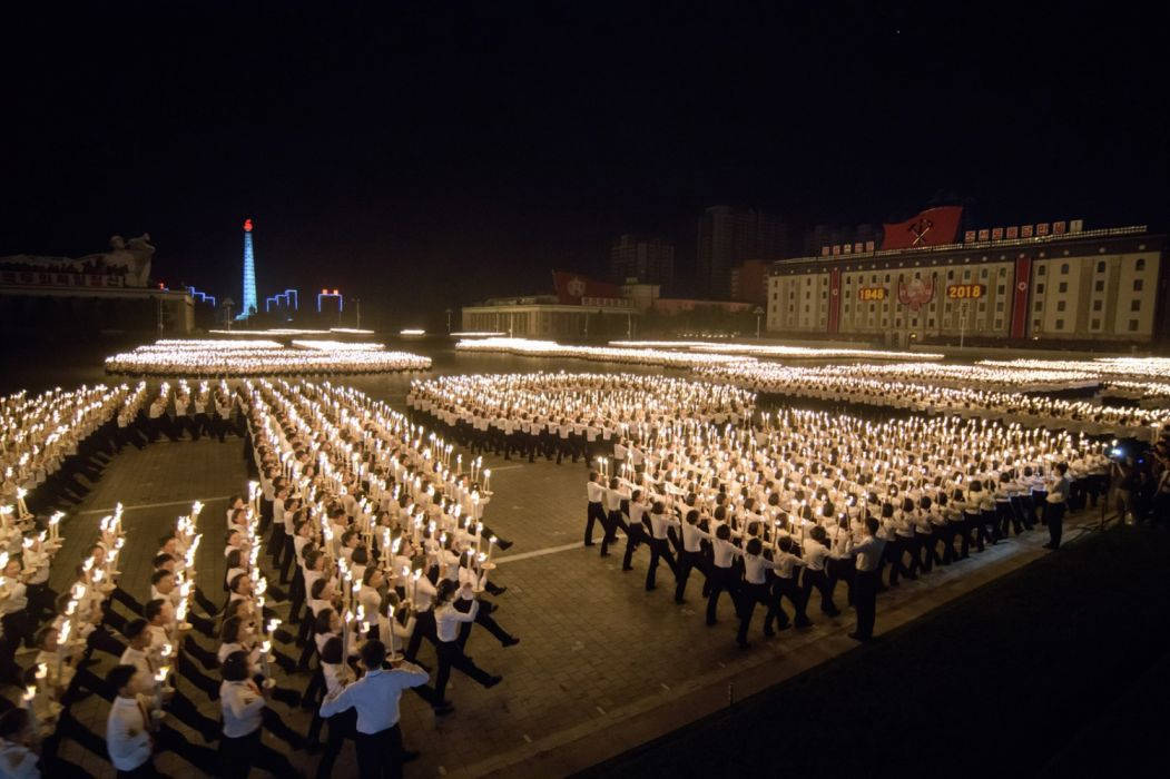 Mass Games Parade At Pyongyang