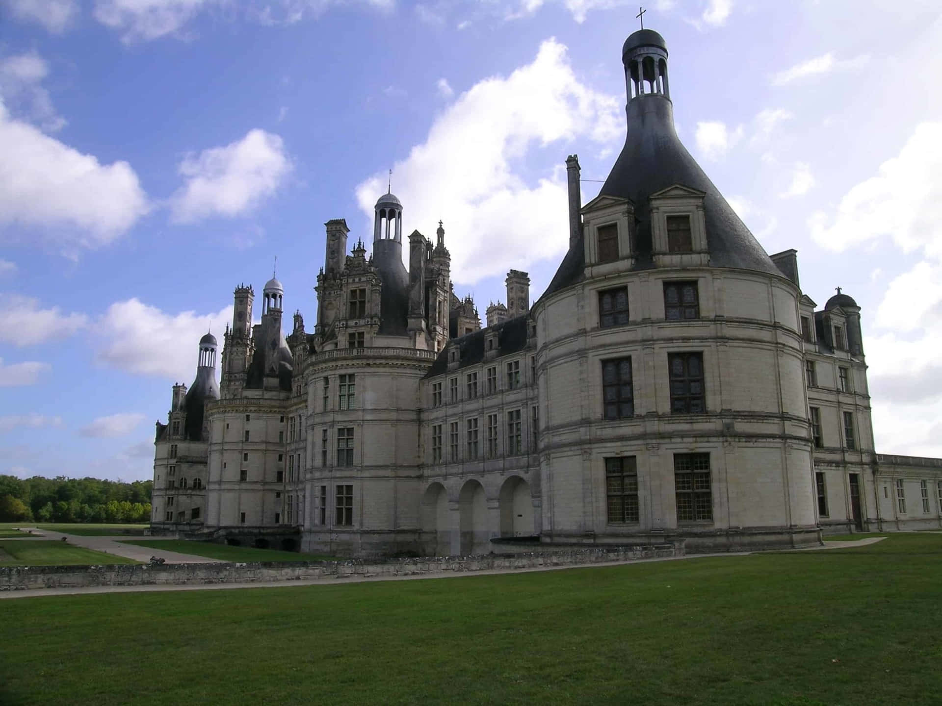 Massive Chateau De Chambord Loire Valley France