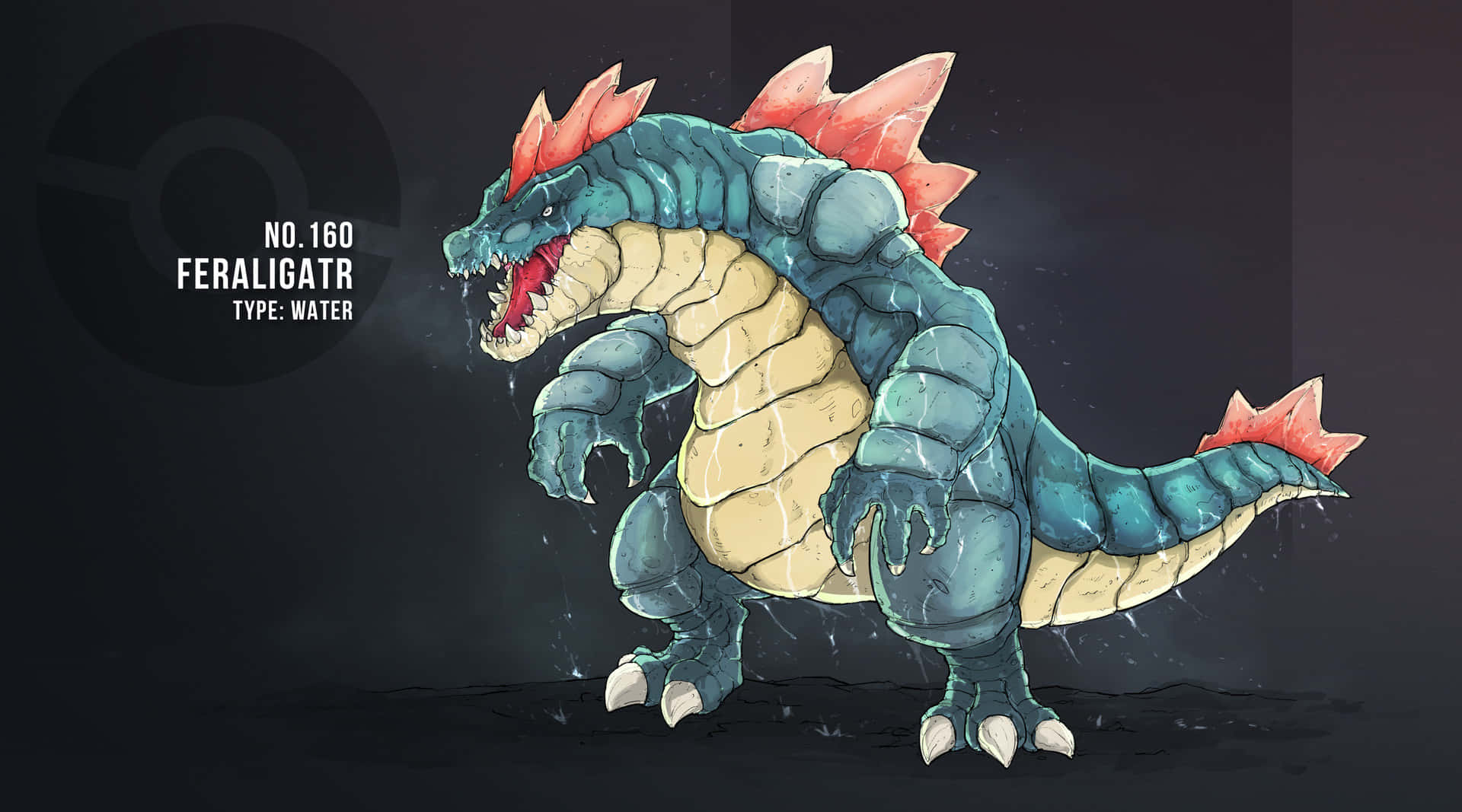 Massive Feraligatr Background