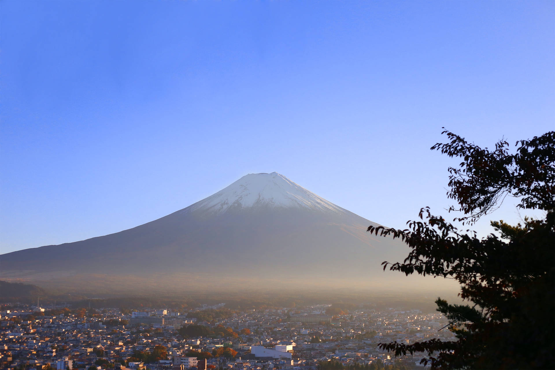 Massive Mount Fuji Background