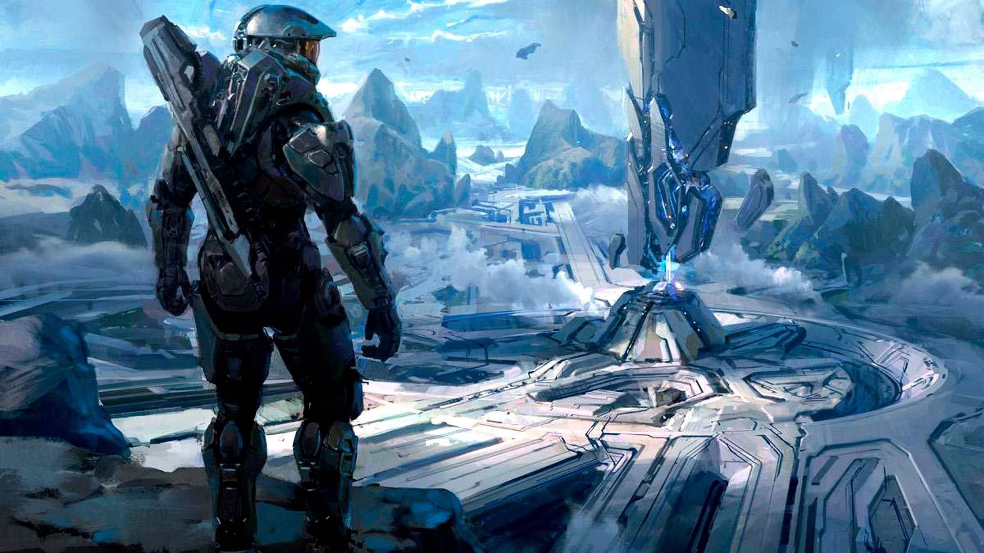 Master Chief And Center Altar Background