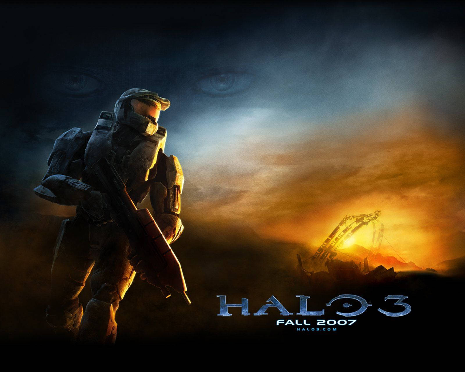 Master Chief By Dawn Background