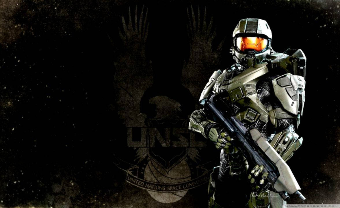 Master Chief Complete Outfit Dark Background