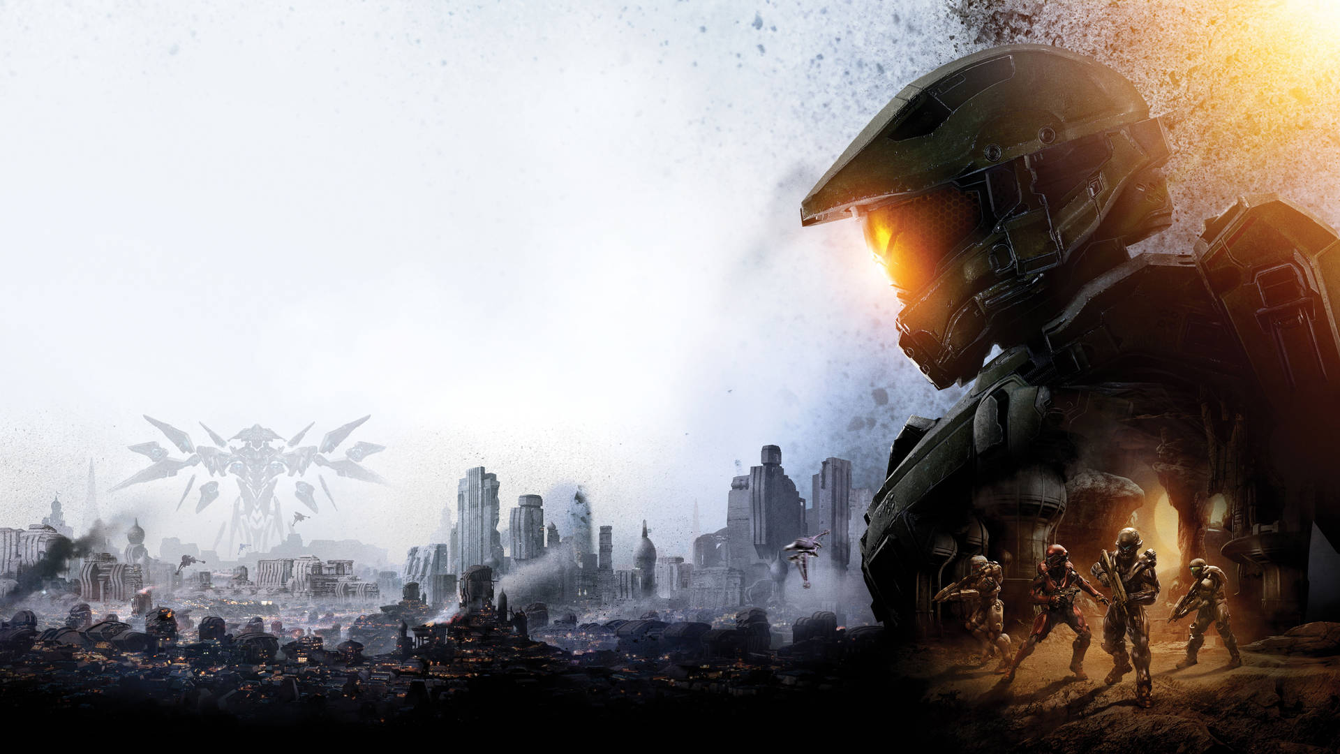 Master Chief Halo 5 Artwork Background