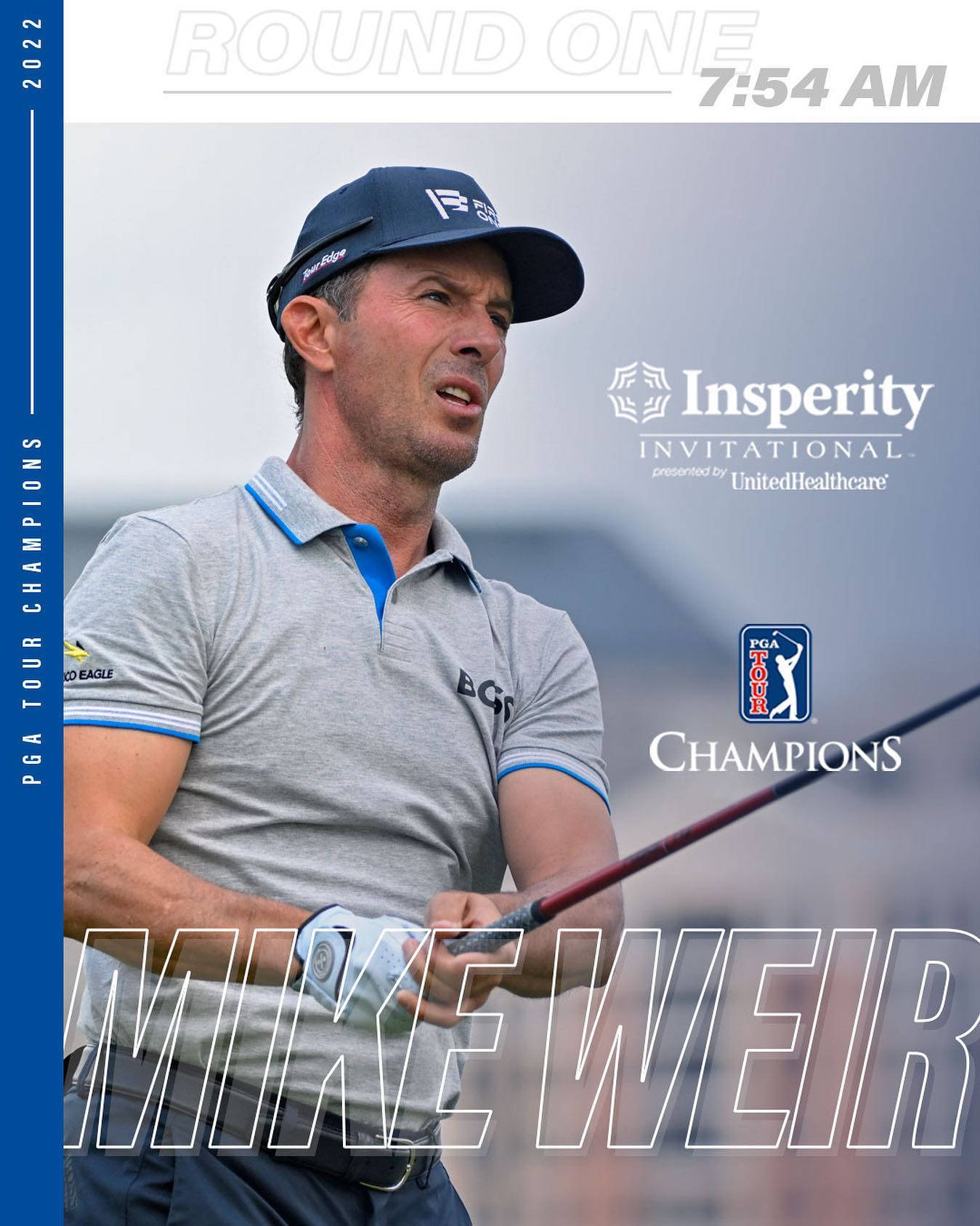 Master Golfer Mike Weir In Action Background