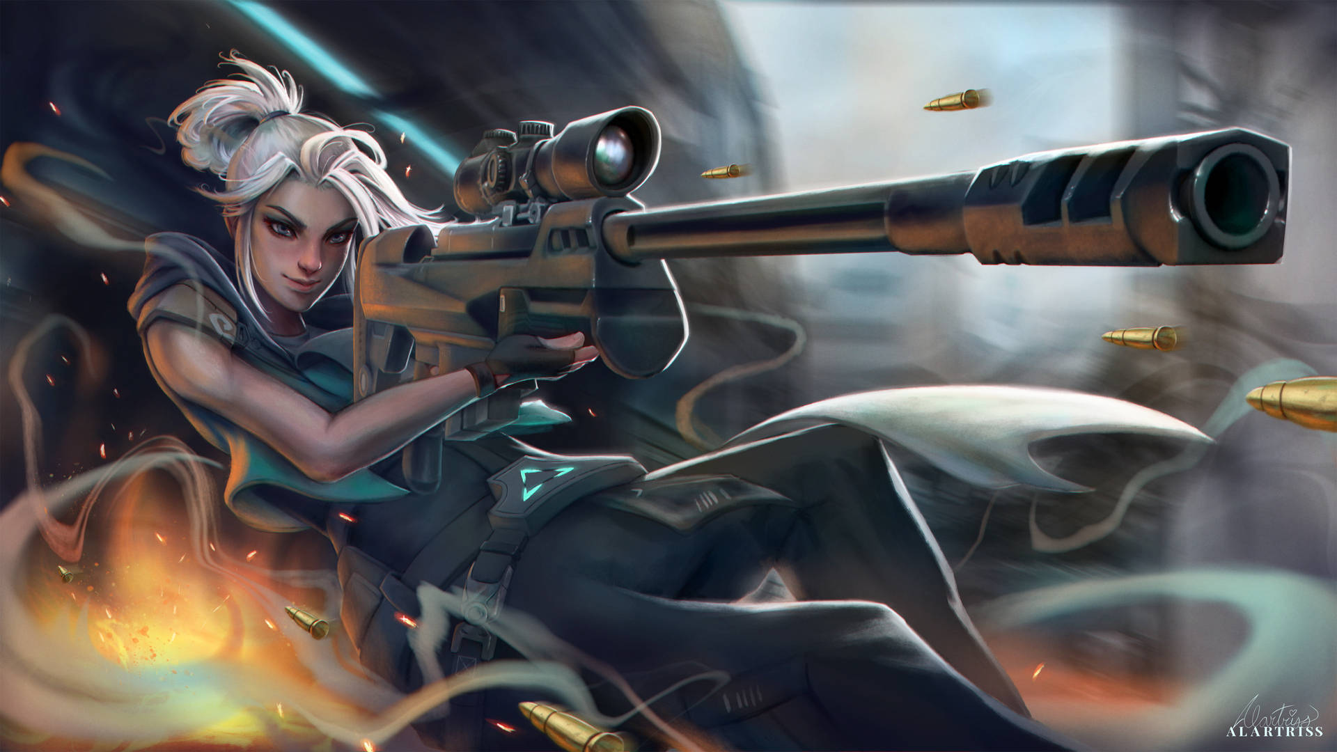 Master The Art Of The Deadly Sniper, Jett Background
