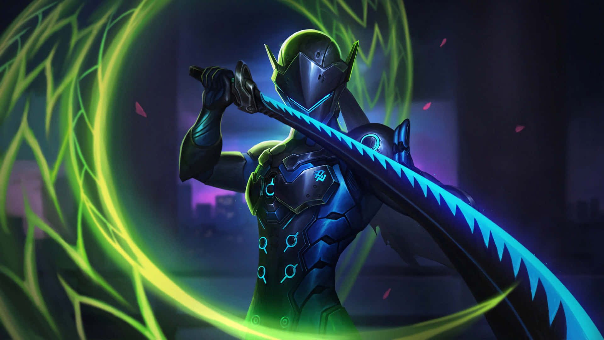 Master The Art Of The Sword With Genji 4k Background