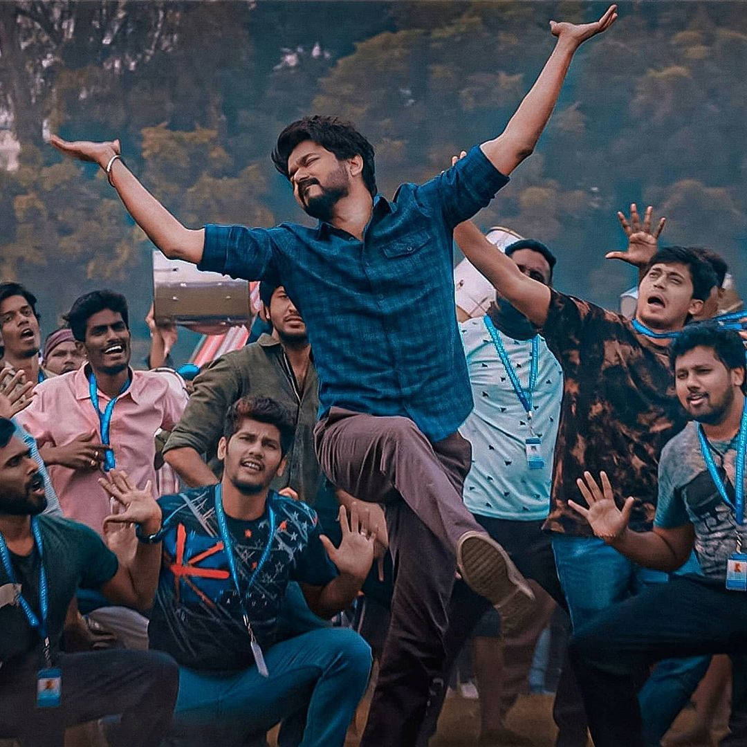 Master Vijay Hd Dance Scene Background