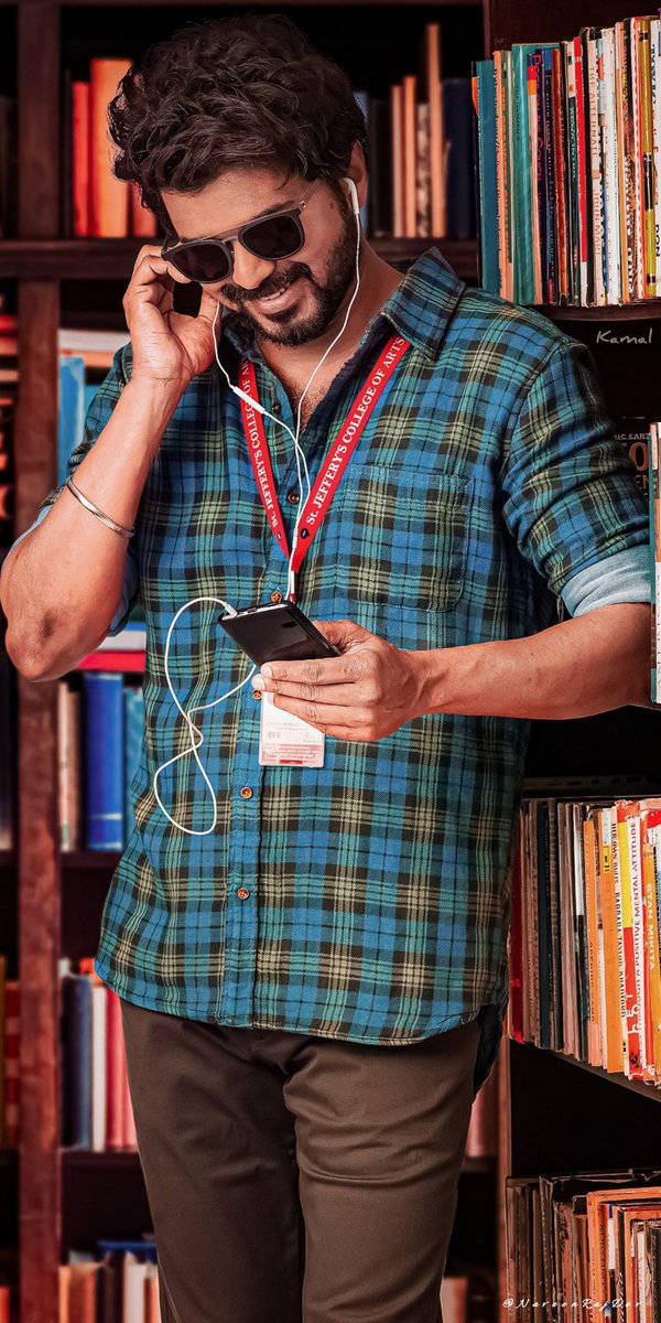 Master Vijay Library Photoshoot Background