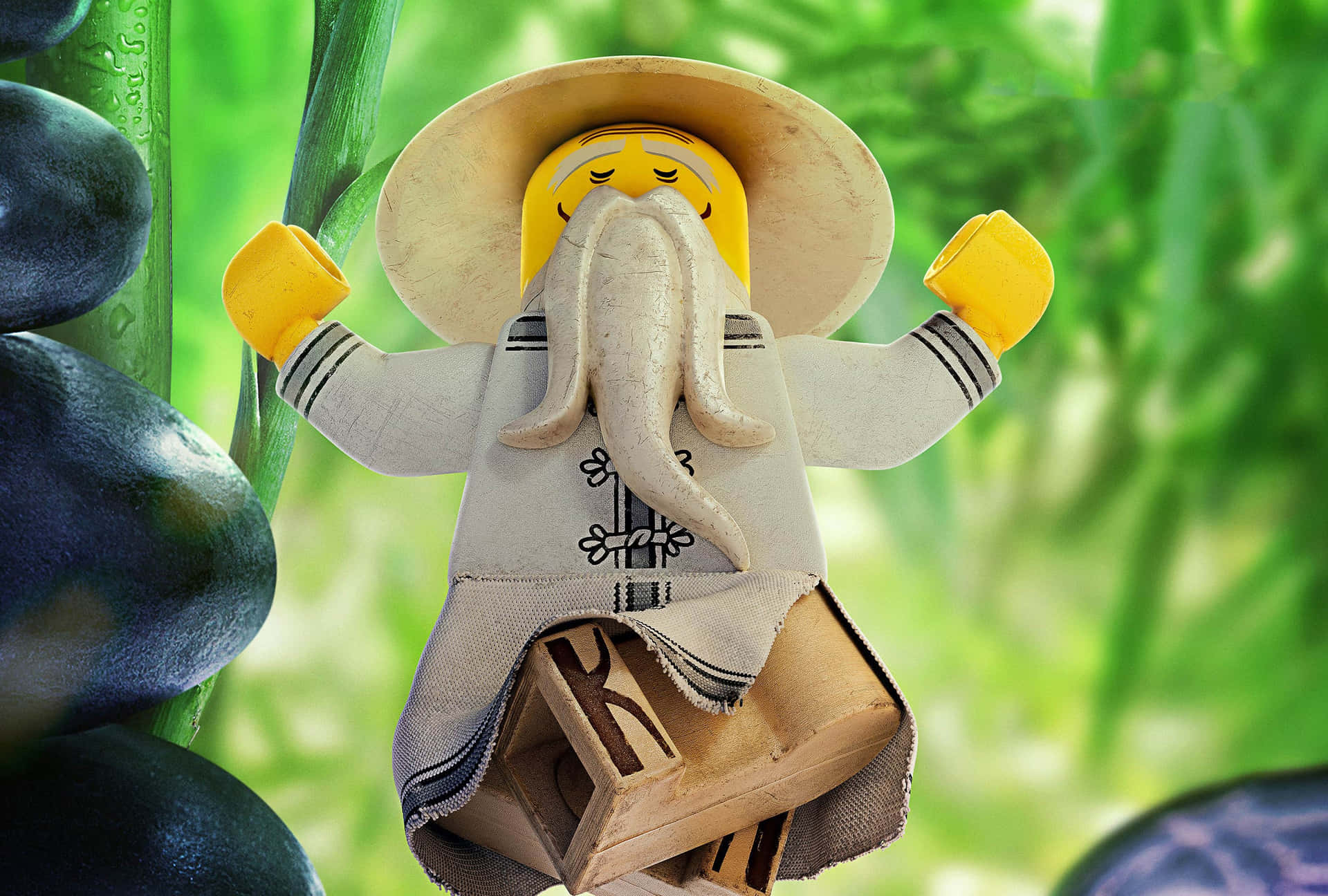 Master Wu Meditating In The Lego Ninjago Movie