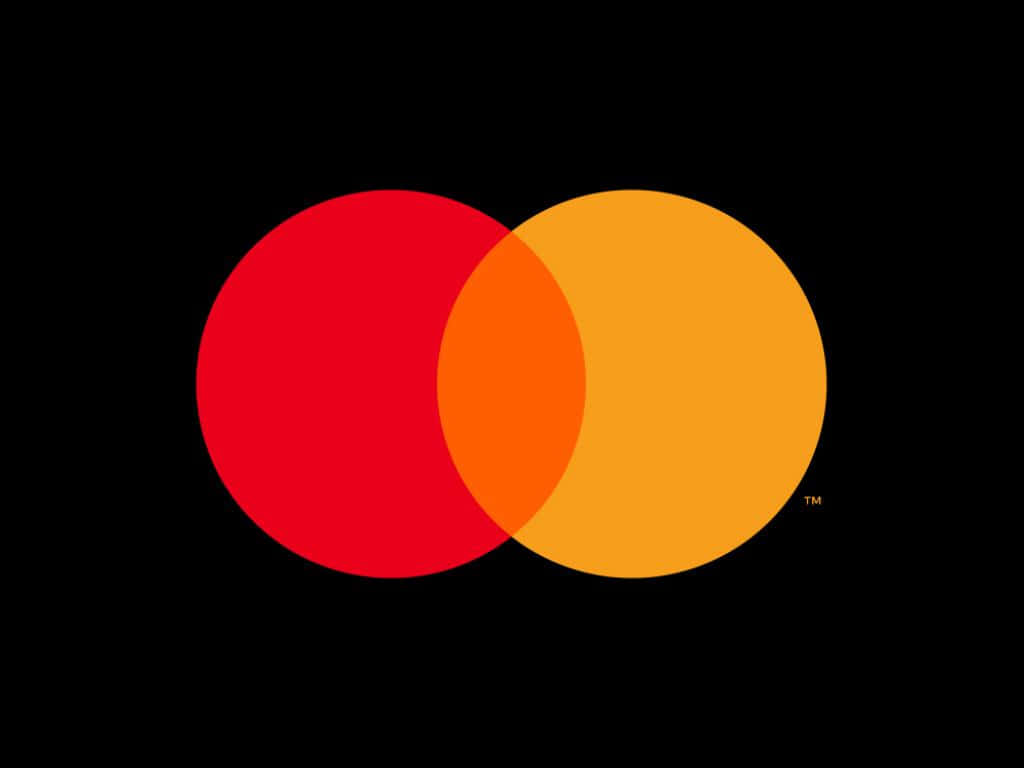 Mastercard Logo Interlocking Circles Background