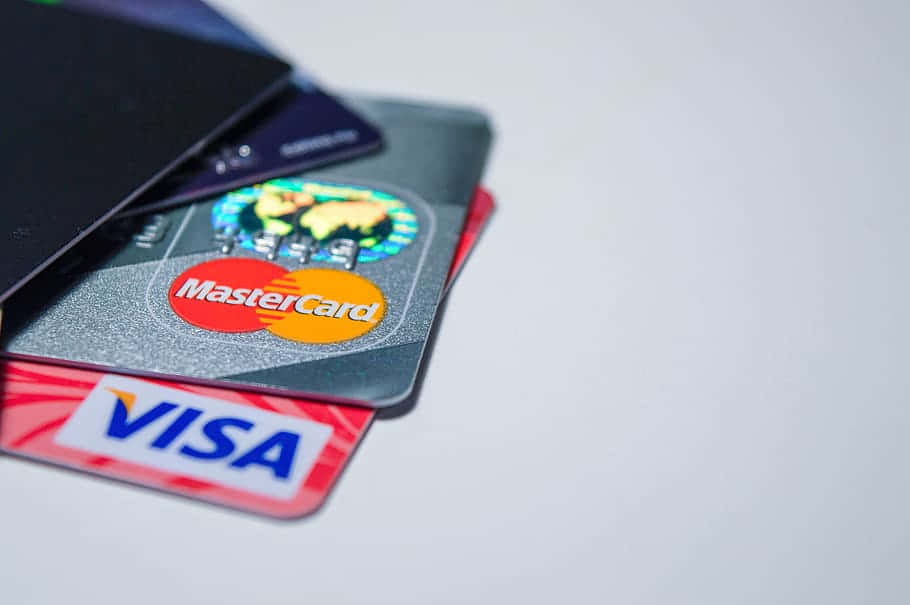 Mastercardand Visa Credit Cards Background