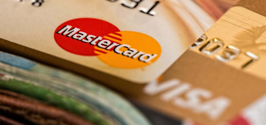 Mastercardand Visa Credit Cards Background