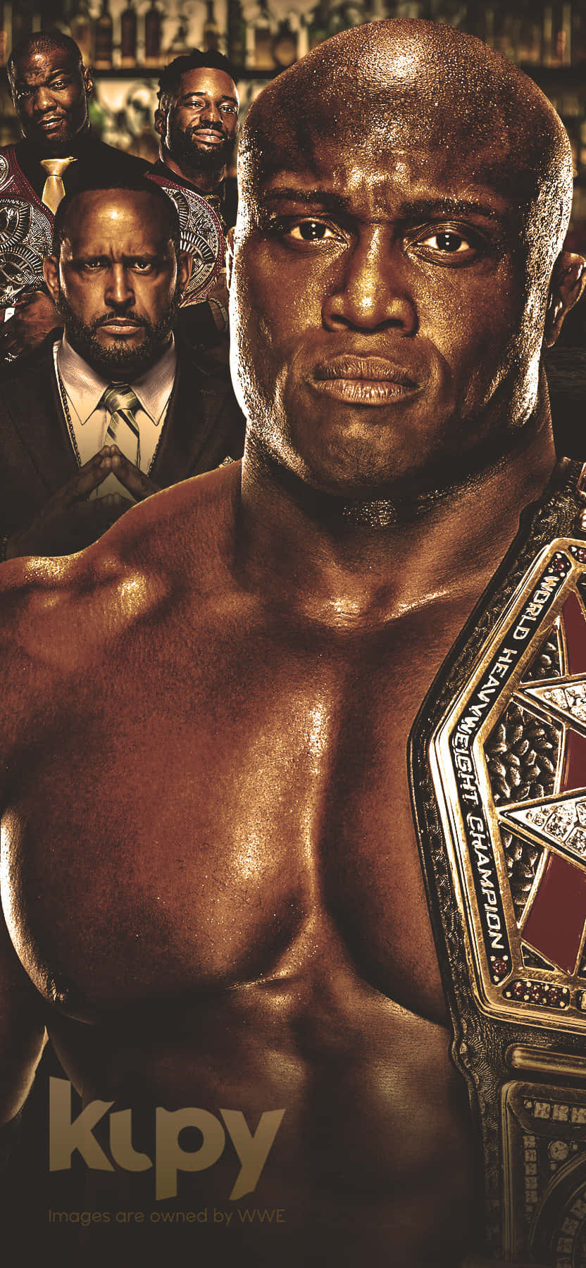 Masterful Display Of Strength - Bobby Lashley Background